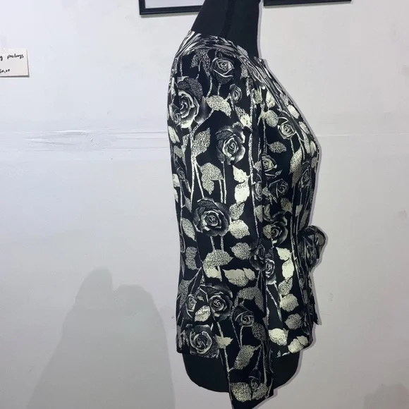 Vintage silk and velvet dress set - Picture 2 of 15